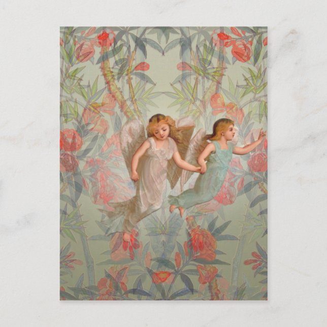 Angels in the Garden Postcard (Front)