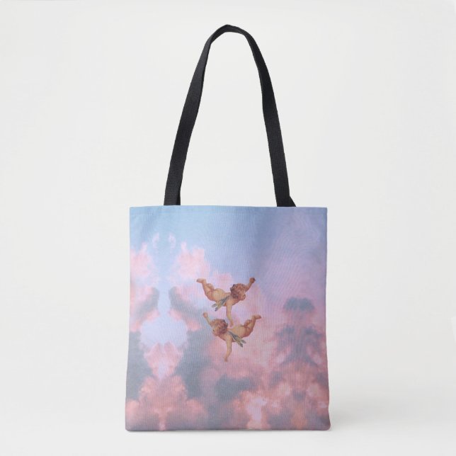 Angels in the sky tote bag (Front)