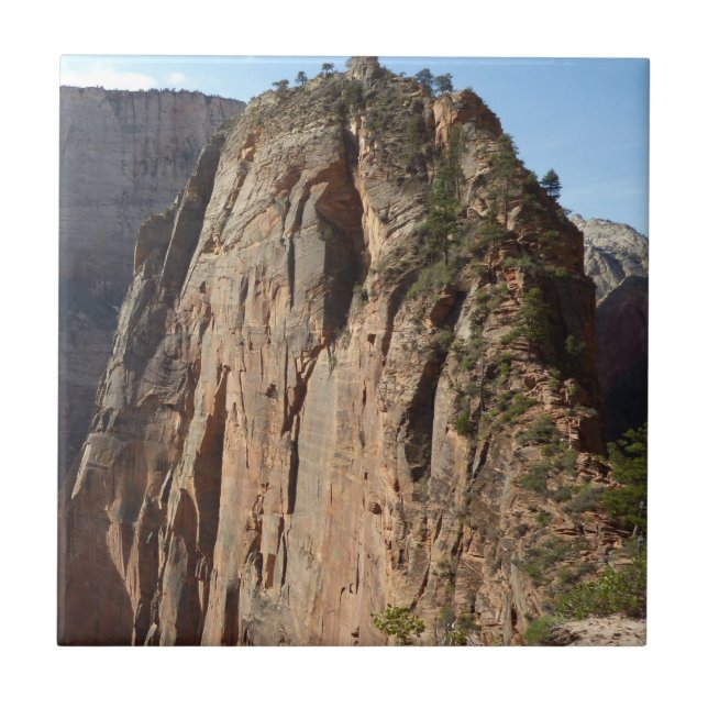 Angels Landing at Zion National Park Tile (Front)