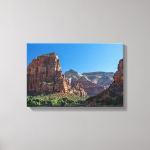 Angels Landing in Zion National Park Canvas Print