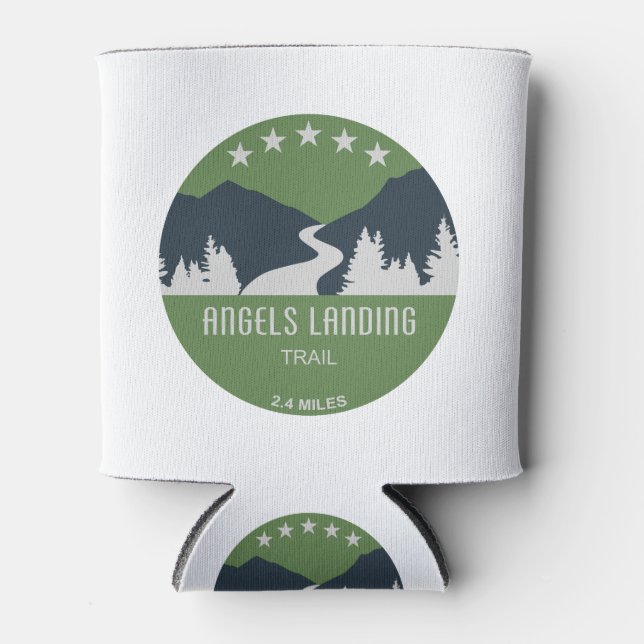 Angels Landing Trail Zion National Park Can Cooler (Front)