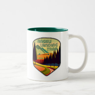 Angels Landing Trail Zion National Park Colors Two-Tone Coffee Mug