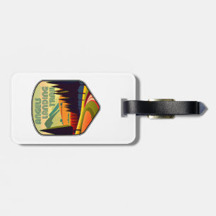 Angels Landing Trail Zion National Park Colours Luggage Tag