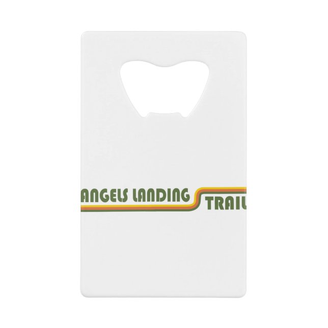 Angels Landing Trail Zion National Park Credit Card Bottle Opener (Front)