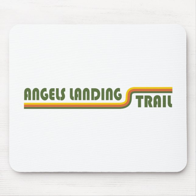 Angels Landing Trail Zion National Park Mouse Pad (Front)
