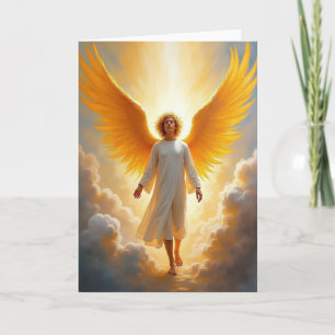 Angels Light Christmas Card