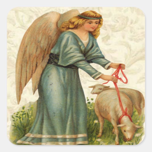 Angels Little Lamb Stickers (Front)