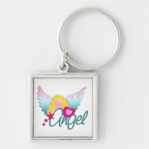 Angels Love Keychain