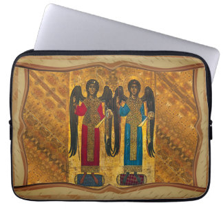 Angels Michael And Gabriel Laptop Sleeve