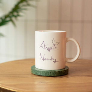 Angels Nearby Spiritual Motivational Gift Coffee Mug