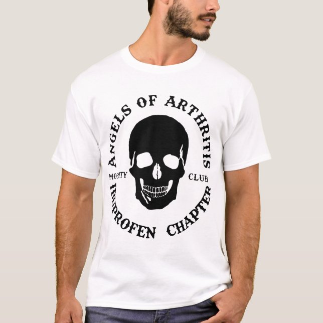 Angels Of Arthritis Mobility Club Motorcycle Club T-Shirt (Front)