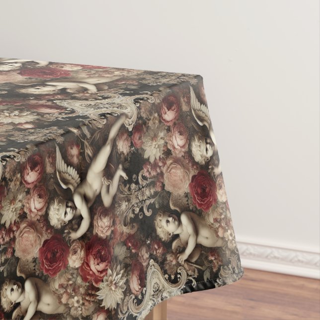 Angels of Discord – Gothic Medium Pattern Tablecloth (In Situ)