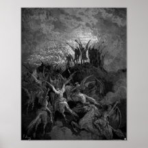 Angels of Heaven Blow Their Trumpets Gustave Dore