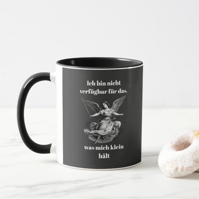 Angels of Unavailability Mug (With Donut)