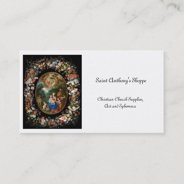 Angels Offering Gifts Business Card (Front)