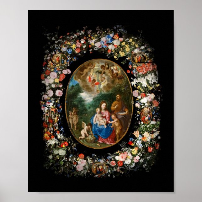 Angels Offering Gifts Poster (Front)