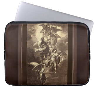 Angels On A Celestial Ladder Laptop Sleeve