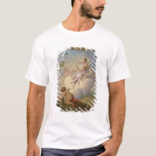 Angels Playing with a Bird in a Landscape T-Shirt
