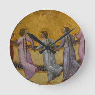 ANGELS ROUND CLOCK
