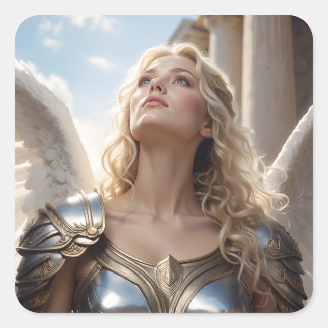 ANGELS SQUARE STICKER (Front)