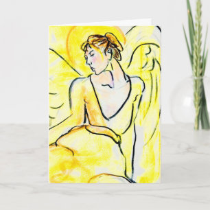 Angels Template Christmas Card