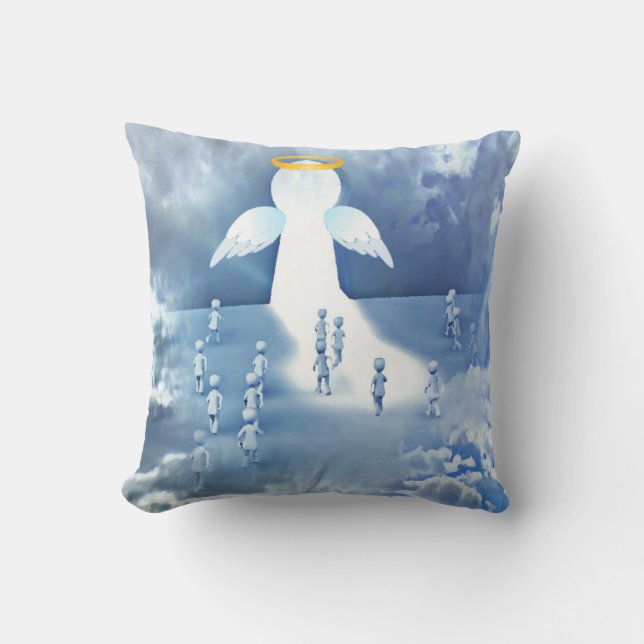 angels throw pillow (Front)