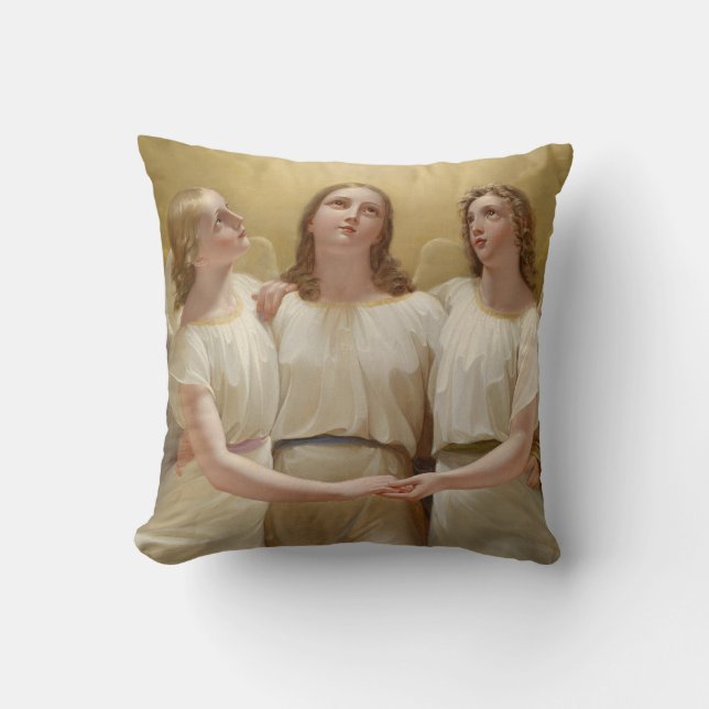 angels throw pillow (Front)