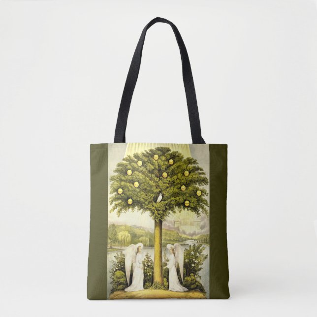 angels times past tote bag (Front)