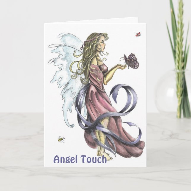 Angels Touch ! Carte d'amitié (Devant)