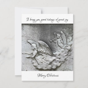 Angels Trumpets Joie religieuse Carte de Noël