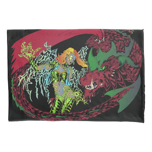Angels vs. Dragons prt 2 Pillowcase (Front)