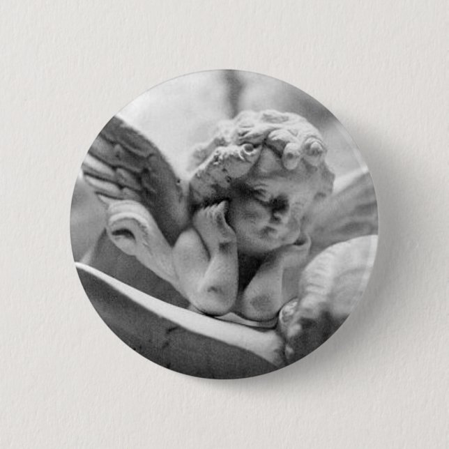 Angels Watching Over Me 2 Inch Round Button (Front)