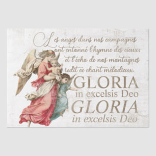 Angels We Have Heard on High French Hymn Christmas Tissue Paper