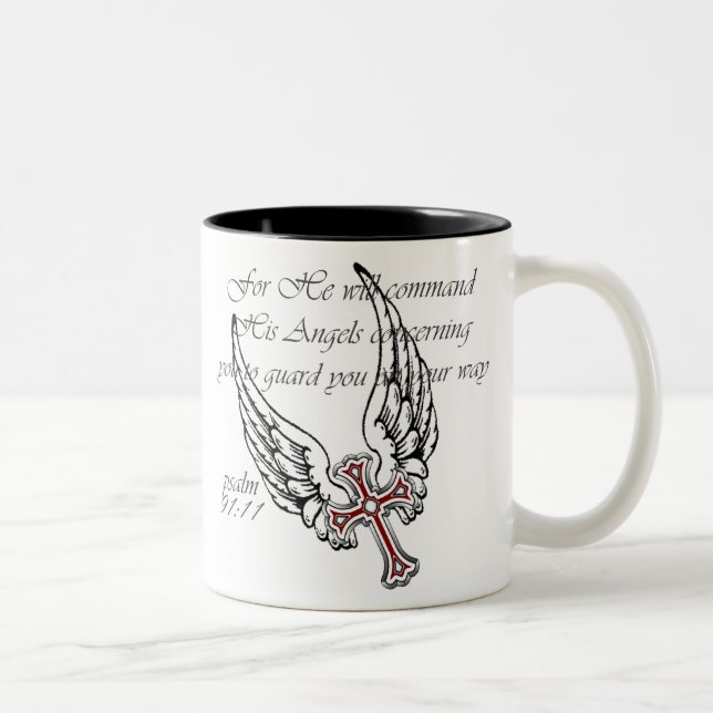 Angels Wings Two-Tone Coffee Mug (Right)