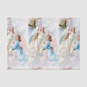 Angels With Bell Tissue Paper