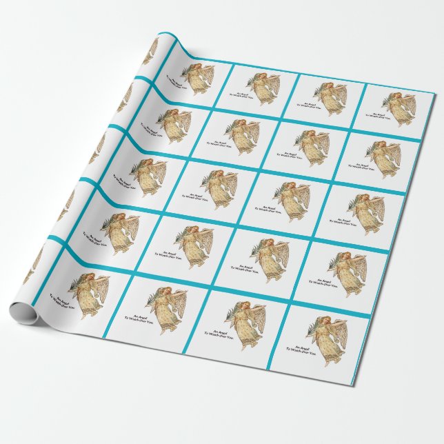 Angels Wrapping Paper (Unrolled)