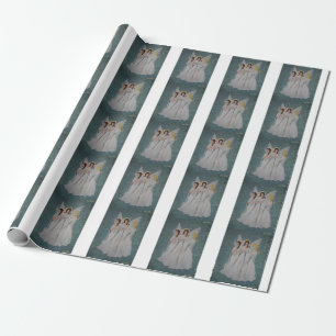 Angels wrapping paper by Gwen Billips