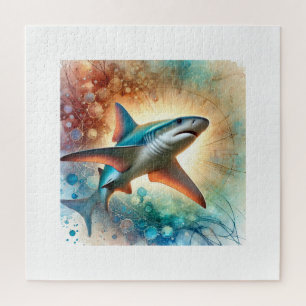 Angelshark painting 300724AREF111 - Watercolor Jigsaw Puzzle