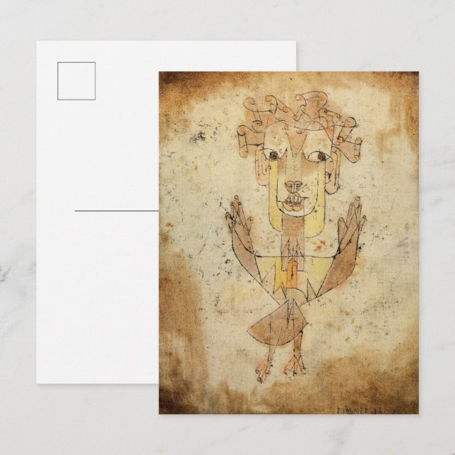 Angelus Novus by Paul Klee Invitation Postcard (Front/Back)