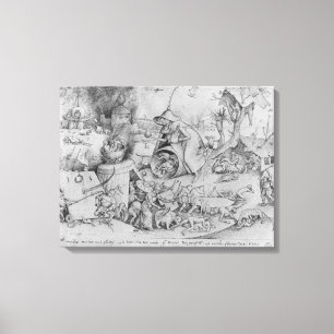Anger, 1557 canvas print