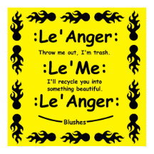 anger and me - inspirational poster
