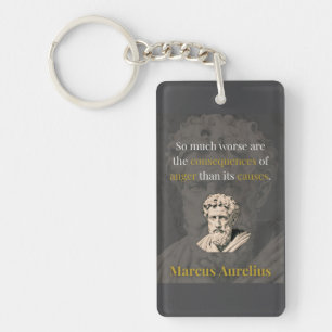 Anger Hurts You Most: Marcus Aurelius on Restraint Keychain