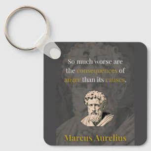Anger Hurts You Most: Marcus Aurelius on Restraint Keychain