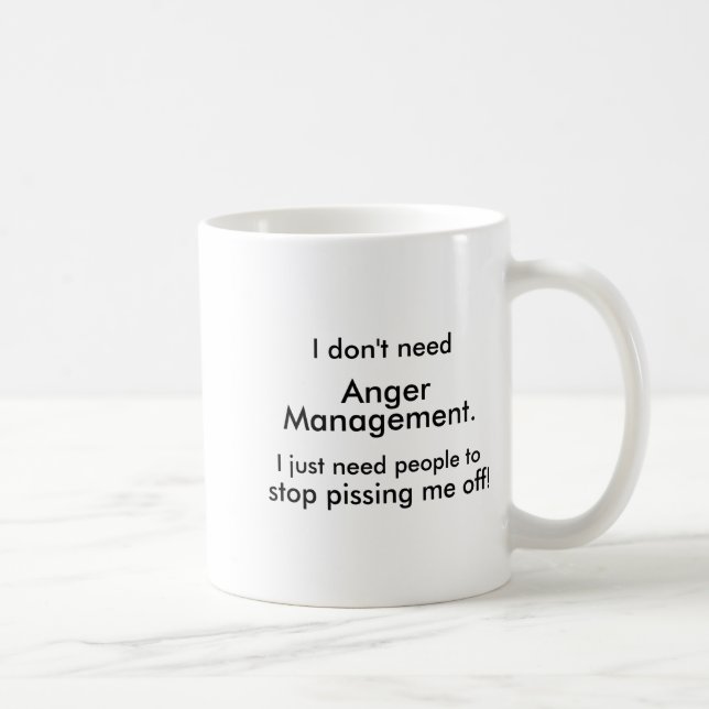 Anger Management  Coffee Mug (Right)