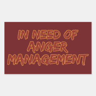 Anger Management stickers couleur personnalisée