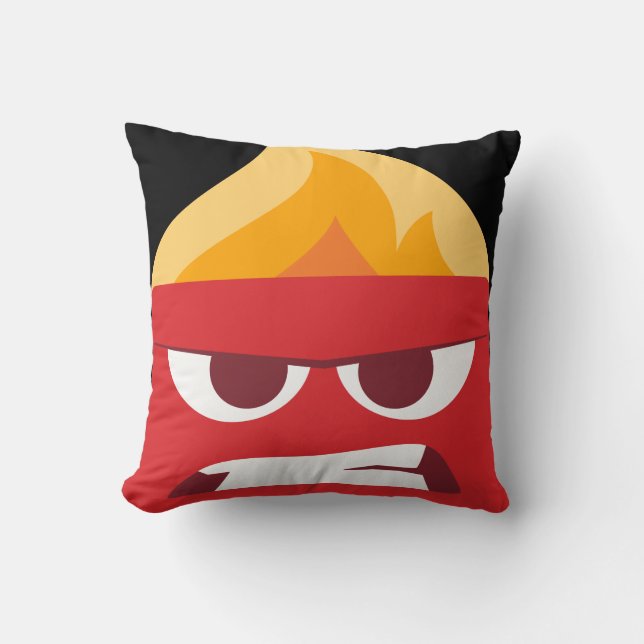 Anger Throw Pillow (Front)