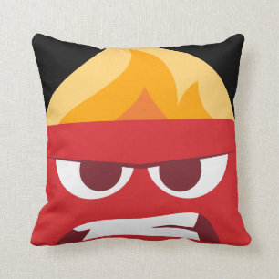 Anger Throw Pillow