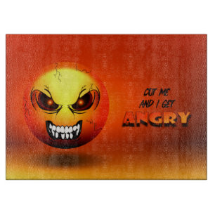 Angermoji Cutting Board