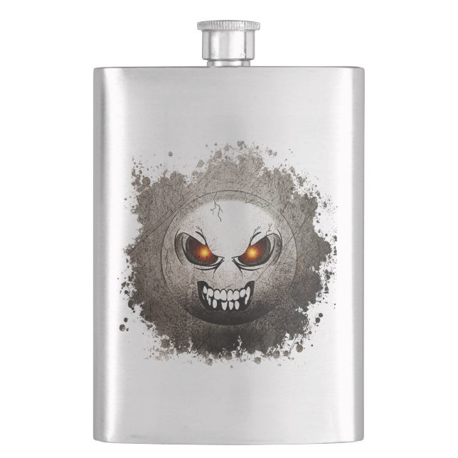 Angermoji Vintage Blade Hip Flask (Front)