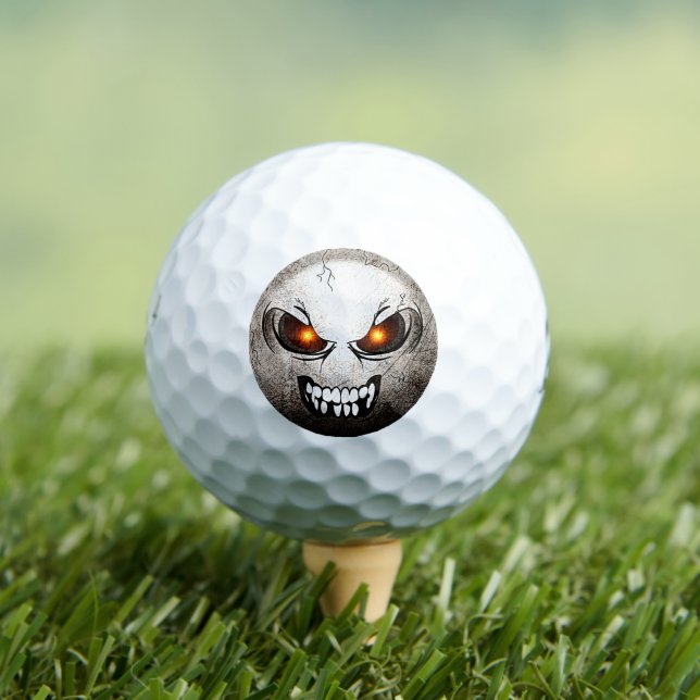 Angermoji Vintage Golf Balls (Insitu Tee)